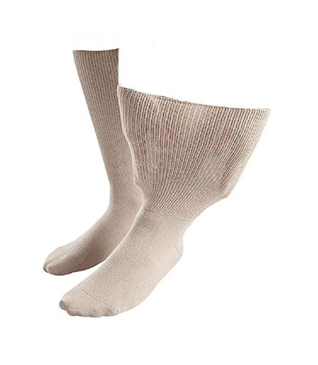 1 Pack Extra Wide Loose Fit Cotton Oedema Socks for Swollen Ankles